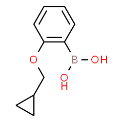 ChemSpider 2D Image | (2-(Cyclopropylmethoxy)phenyl)boronic acid | C10H13BO3
