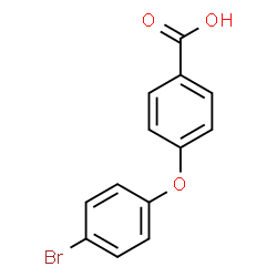 ChemSpider 2D Image | 4-(4-Bromophenoxy)benzoic acid | C13H9BrO3