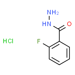ChemSpider 2D Image | 2-Fluorobenzohydrazide hydrochloride (1:1) | C7H8ClFN2O