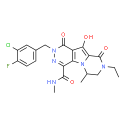 ChemSpider 2D Image | MK-2048 | C21H21ClFN5O4