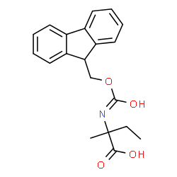 ChemSpider 2D Image | (E)-N-[(9H-Fluoren-9-ylmethoxy)(hydroxy)methylene]isovaline | C20H21NO4