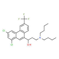 ChemSpider 2D Image | Halofantrine | C26H30Cl2F3NO