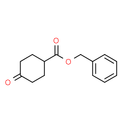 ChemSpider 2D Image | Benzyl 4-oxocyclohexanecarboxylate | C14H16O3
