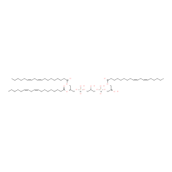 ChemSpider 2D Image | trilinoleoyl 2-monolysocardiolipin | C63H112O16P2
