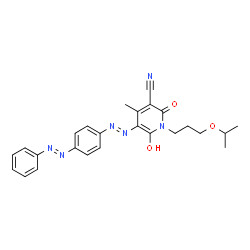 ChemSpider 2D Image | Disperse Orange 149 | C25H26N6O3