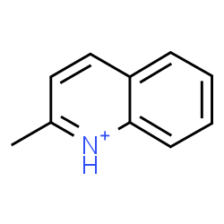 ChemSpider 2D Image | 2-Methylquinolinium | C10H10N