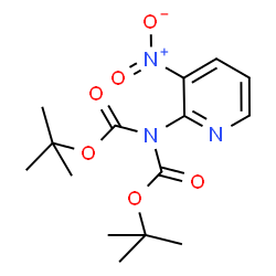 ChemSpider 2D Image | Bis(2-methyl-2-propanyl) (3-nitro-2-pyridinyl)imidodicarbonate | C15H21N3O6