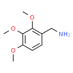 ChemSpider 2D Image | 2,3,4-trimethoxybenzylamine | C10H15NO3