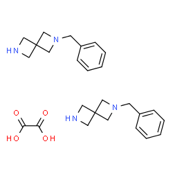 ChemSpider 2D Image | 2-benzyl-2,6-diazaspiro[3.3]heptane hemioxalate | C26H34N4O4
