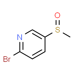 ChemSpider 2D Image | 2-BROMO-5-METHANESULFINYLPYRIDINE | C6H6BrNOS