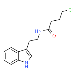 ChemSpider 2D Image | 4-Chloro-N-[2-(1H-indol-3-yl)ethyl]butanamide | C14H17ClN2O