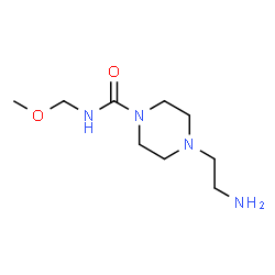 ChemSpider 2D Image | 4-(2-Aminoethyl)-N-(methoxymethyl)-1-piperazinecarboxamide | C9H20N4O2