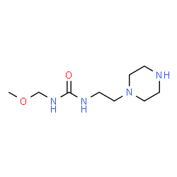 ChemSpider 2D Image | 1-(Methoxymethyl)-3-[2-(1-piperazinyl)ethyl]urea | C9H20N4O2