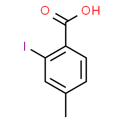ChemSpider 2D Image | 2-Iodo-4-methylbenzoic acid | C8H7IO2
