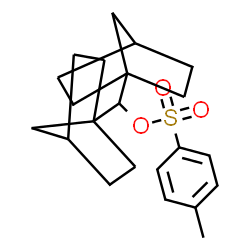 ChemSpider 2D Image | Di(bicyclo[2.2.1]hept-1-yl)methyl 4-methylbenzenesulfonate | C22H30O3S