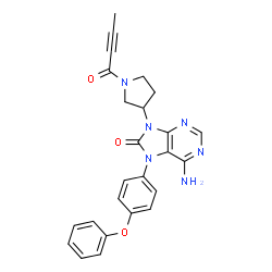 ChemSpider 2D Image | tirabrutinib | C25H22N6O3