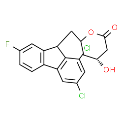 ChemSpider 2D Image | compound 17 [PMID: 3701793] | C19H15Cl2FO3