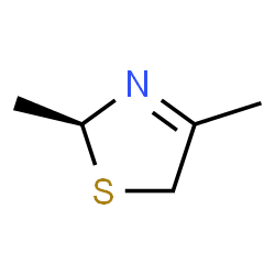 ChemSpider 2D Image | (2S)-2,4-Dimethyl-2,5-dihydro-1,3-thiazole | C5H9NS