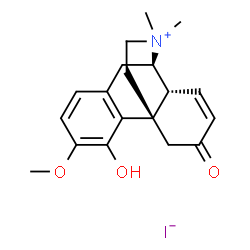 ChemSpider 2D Image | THEBAINONE METHIODIDE | C19H24INO3