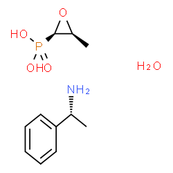 ChemSpider 2D Image | FOSFOMYCIN (R)-1-PHENETHYLAMINE MONOHYDRATE | C11H20NO5P
