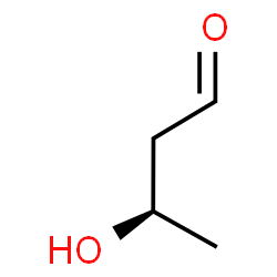 ChemSpider 2D Image | (3R)-3-hydroxybutanal | C4H8O2