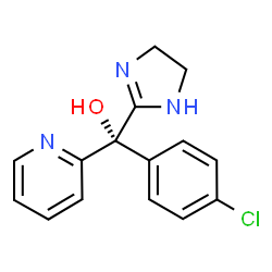 ChemSpider 2D Image | (R)-(4-Chlorophenyl)(4,5-dihydro-1H-imidazol-2-yl)2-pyridinylmethanol | C15H14ClN3O