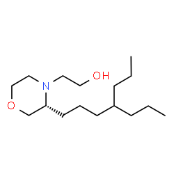 ChemSpider 2D Image | 2-[(3R)-3-(4-Propylheptyl)-4-morpholinyl]ethanol | C16H33NO2