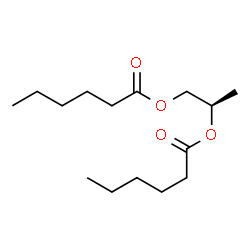 ChemSpider 2D Image | (2S)-1,2-Propanediyl dihexanoate | C15H28O4