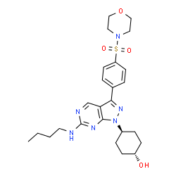 ChemSpider 2D Image | UNC-1062 | C25H34N6O4S