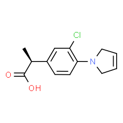 ChemSpider 2D Image | (S)-Pirprofen | C13H14ClNO2