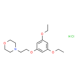 ChemSpider 2D Image | FLOREDIL HYDROCHLORIDE | C16H26ClNO4