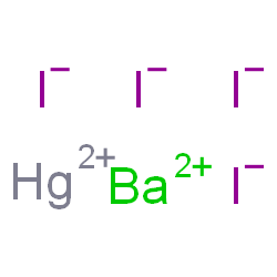 ChemSpider 2D Image | Barium mercury iodide (1:1:4) | BaHgI4