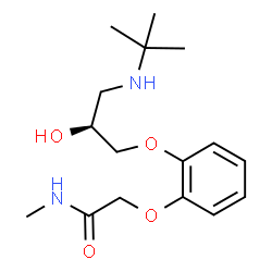 ChemSpider 2D Image | (S)-cetamolol | C16H26N2O4