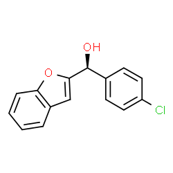 ChemSpider 2D Image | (S)-1-Benzofuran-2-yl(4-chlorophenyl)methanol | C15H11ClO2