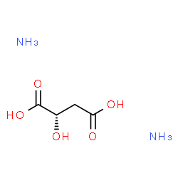 ChemSpider 2D Image | (2S)-2-Hydroxysuccinic acid diammoniate | C4H12N2O5