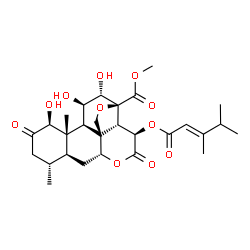 ChemSpider 2D Image | bruceanol E | C28H38O11