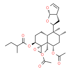 ChemSpider 2D Image | ajubractin A | C29H42O9