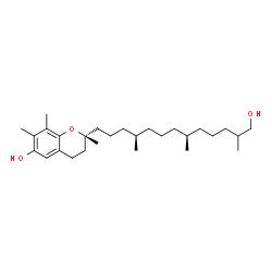 ChemSpider 2D Image | 13-hydroxy-gamma-tocopherol | C28H48O3