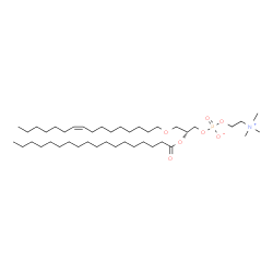 ChemSpider 2D Image | PC(o-16:1(9Z)/18:0) | C42H84NO7P