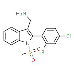 ChemSpider 2D Image | compound 1 (Xiao et al. 2014) | C16H14Cl2N2O2S