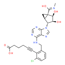 ChemSpider 2D Image | MRS5151 | C26H27ClN6O5