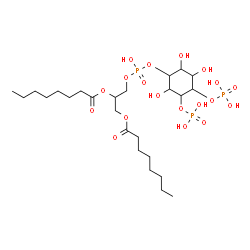 ChemSpider 2D Image | 1,2-Dioctanoyl Phosphatidyl Epi-Inositol (3,4)-Bisphosphate | C25H49O19P3