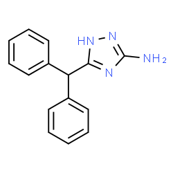 ChemSpider 2D Image | 5-(Diphenylmethyl)-1H-1,2,4-triazol-3-amine | C15H14N4