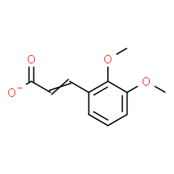 ChemSpider 2D Image | 3-(2,3-Dimethoxyphenyl)acrylate | C11H11O4