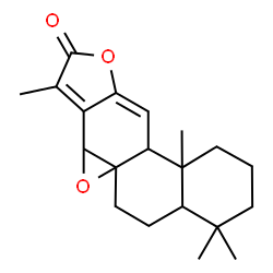 ChemSpider 2D Image | 8,14:12,16-Diepoxyabieta-11,13(15)-dien-16-one | C20H26O3