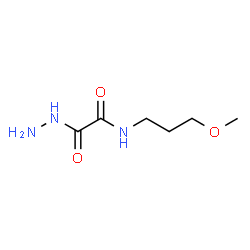 ChemSpider 2D Image | 2-Hydrazino-N-(3-methoxypropyl)-2-oxoacetamide | C6H13N3O3