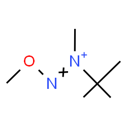 ChemSpider 2D Image | 2-Methoxy-1-methyl-1-(2-methyl-2-propanyl)diazenium | C6H15N2O