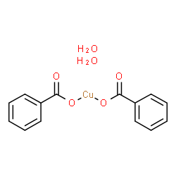 ChemSpider 2D Image | CUPRIC BENZOATE DIHYDRATE | C14H14CuO6
