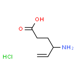 ChemSpider 2D Image | Vigabatrin Hydrochloride | C6H12ClNO2
