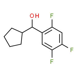 ChemSpider 2D Image | Cyclopentyl(2,4,5-trifluorophenyl)methanol | C12H13F3O